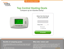 Tablet Screenshot of heating-installers.co.uk